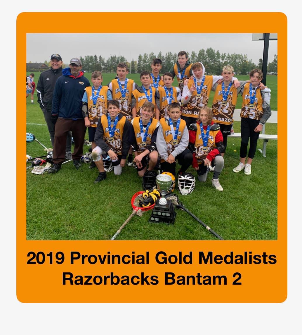 Edmonton Razorbacks Lacrosse Club site by RAMP InterActive